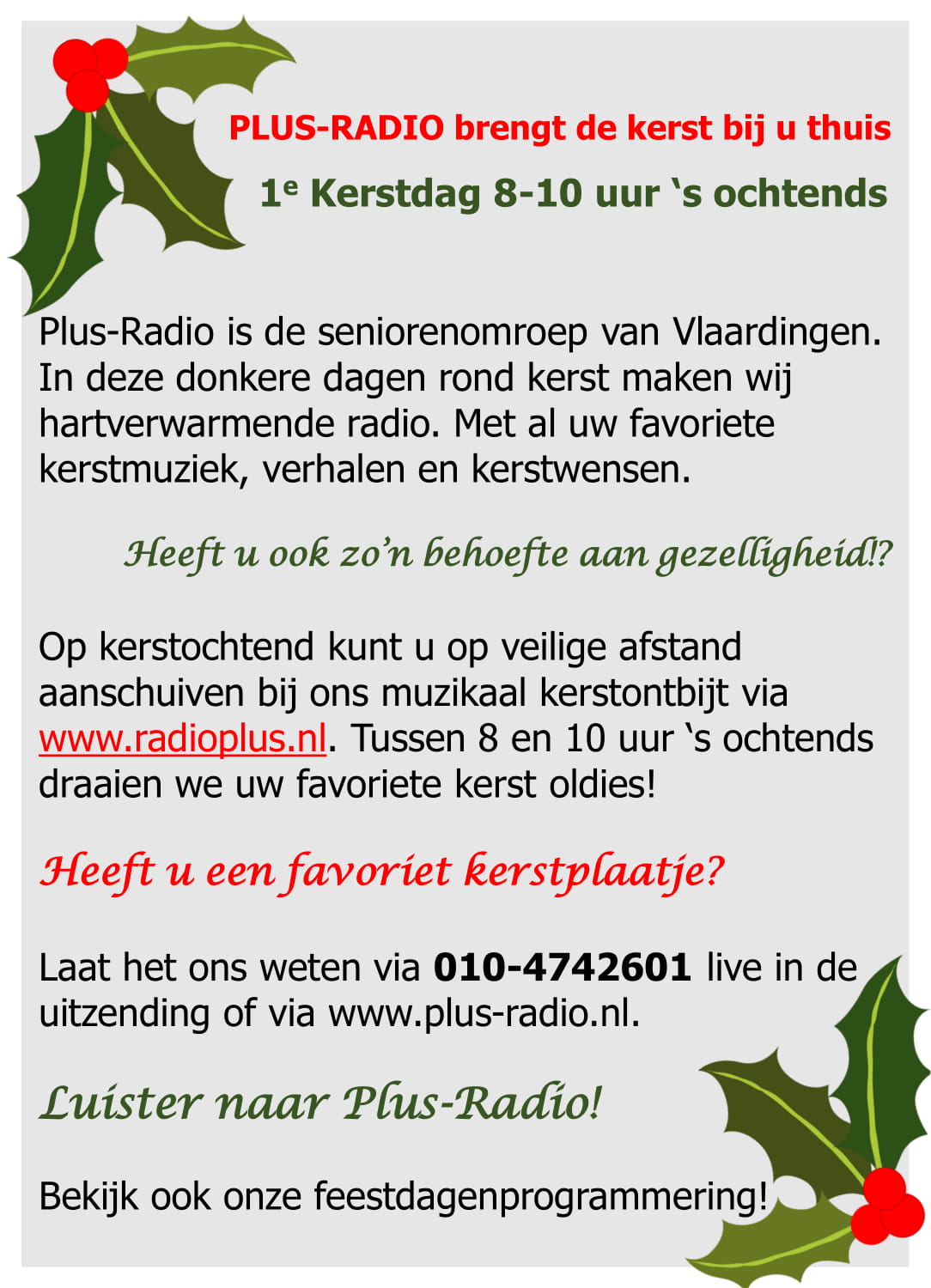 Kerst vier je samen - Flyer-2